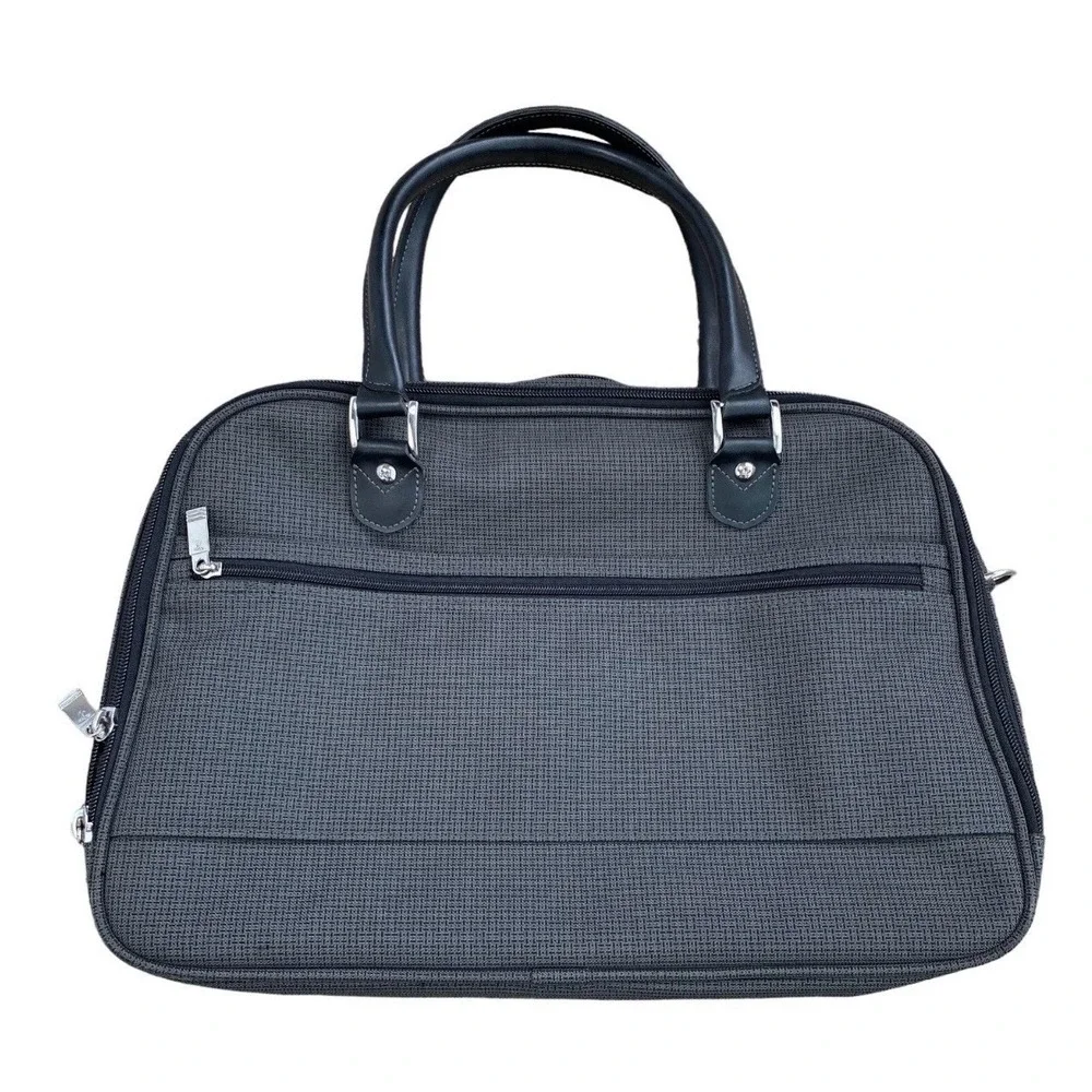 RICARDO Beverly Hills‎ Carry-On Suitcase Satchel Bag Weekender Travel Dark Gray